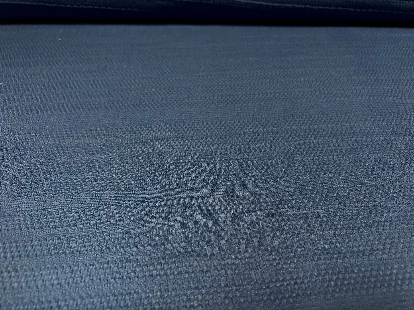 Soft jacquard knitwear jersey fabric, per metre - blue