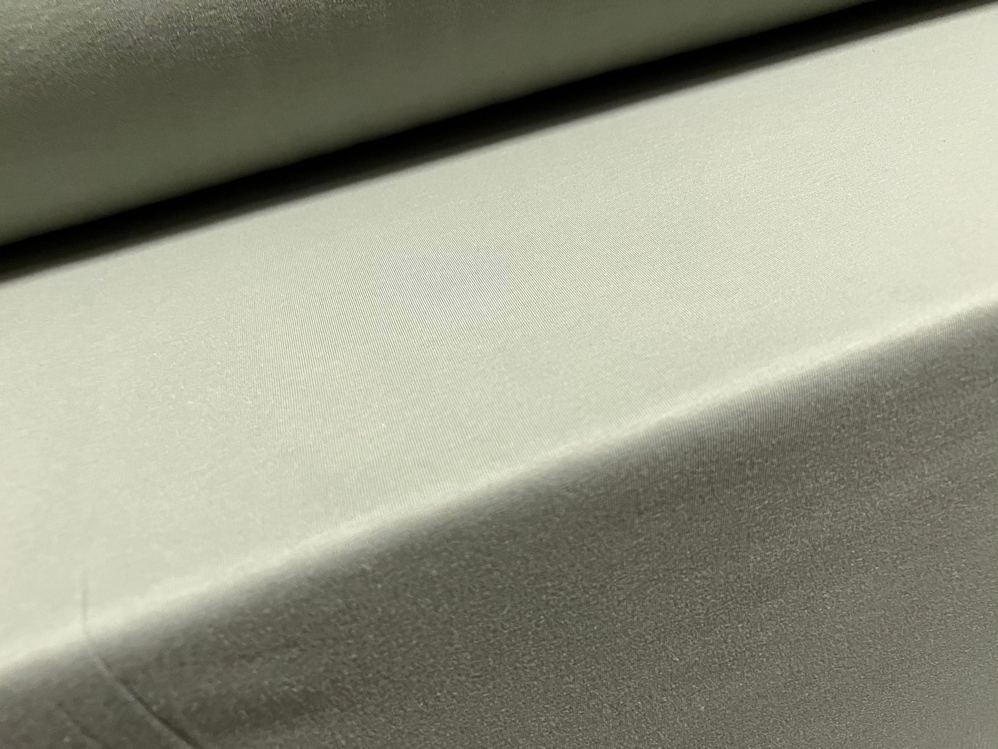 Cotton spandex stretch single jersey fabric, per metre - plain - sage green