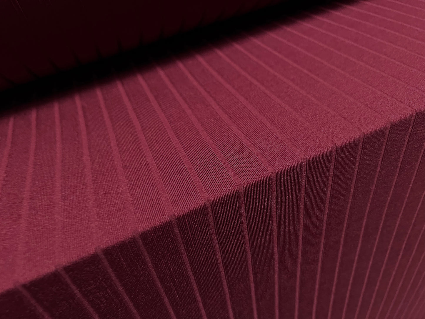 Soft Spandex stretch rib jersey fabric, per metre - plain - bordeaux