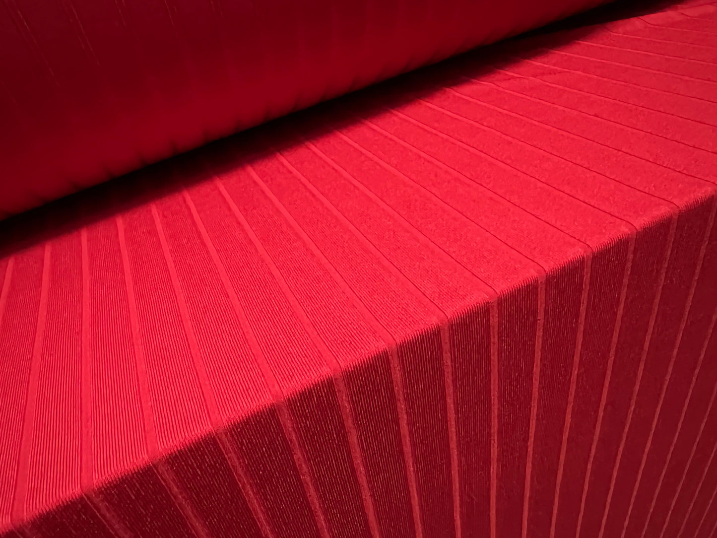 Soft Spandex stretch rib jersey fabric, per metre - plain - red