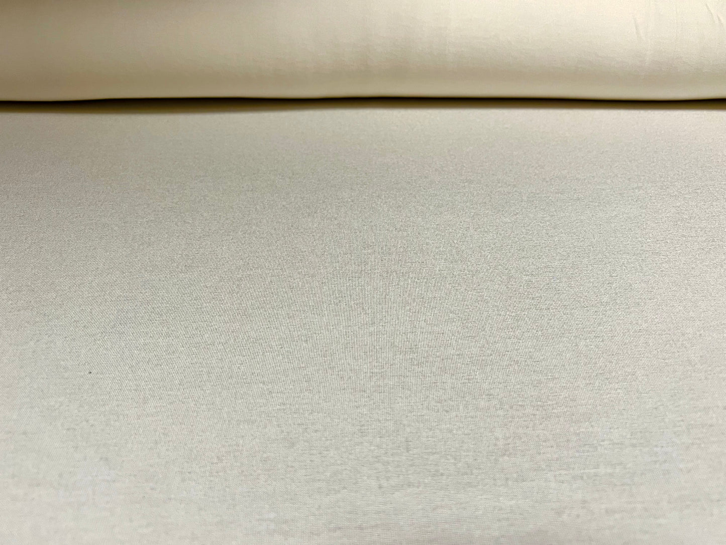 Viscose Spandex stretch single jersey fabric, per metre - plain - ivory