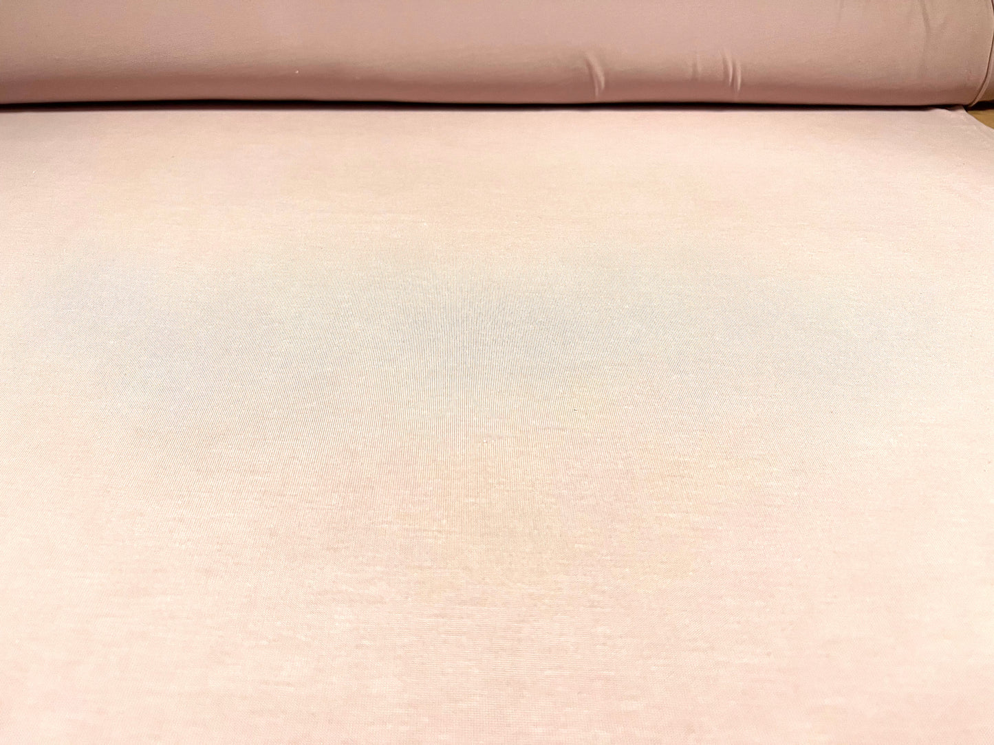 Powder touch single jersey dress fabric with comfort stretch, per metre - plain - light pink