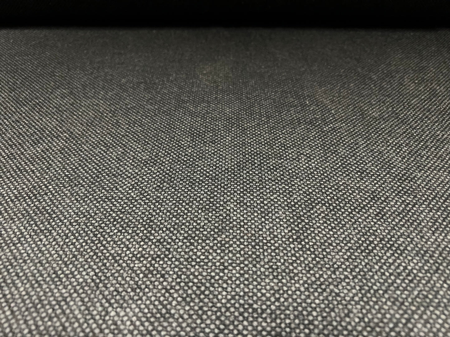 Soft Wool tweed woven fabric, per metre - grey