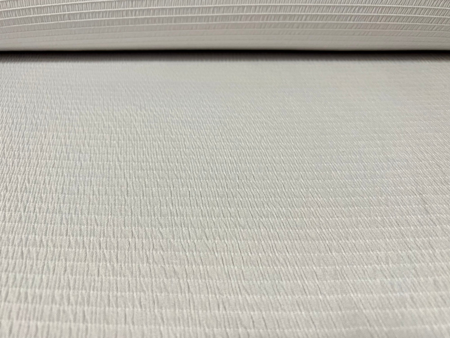 Sheared bodycon stretch spandex jersey fabric, per metre - plain - white