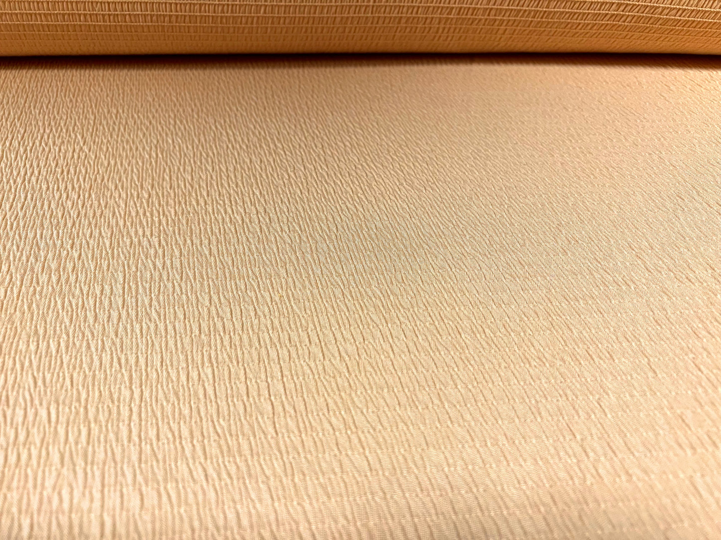 Sheared bodycon stretch spandex jersey fabric, per metre - plain - peach