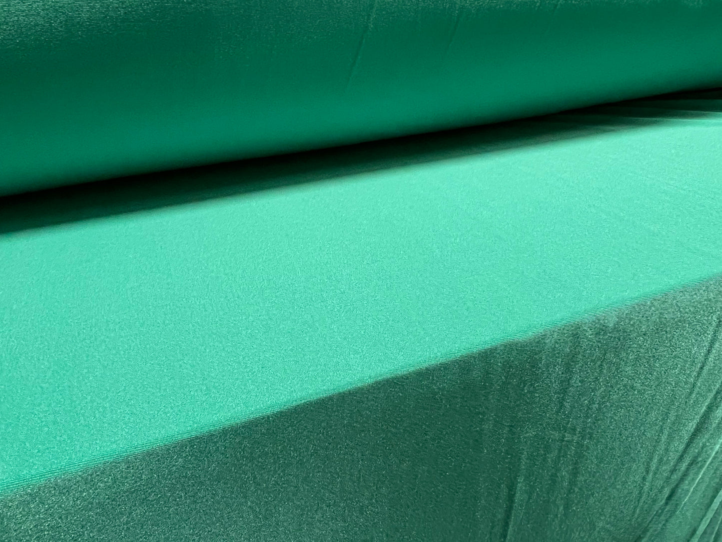 Swimwear stretch spandex jersey fabric, per metre - plain - jade green