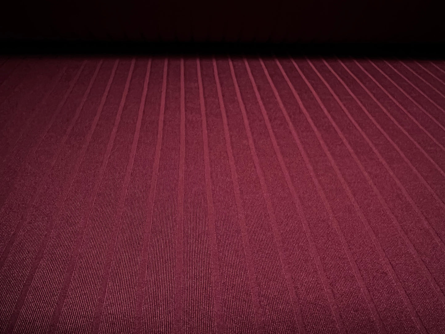 Soft Spandex stretch rib jersey fabric, per metre - plain - bordeaux