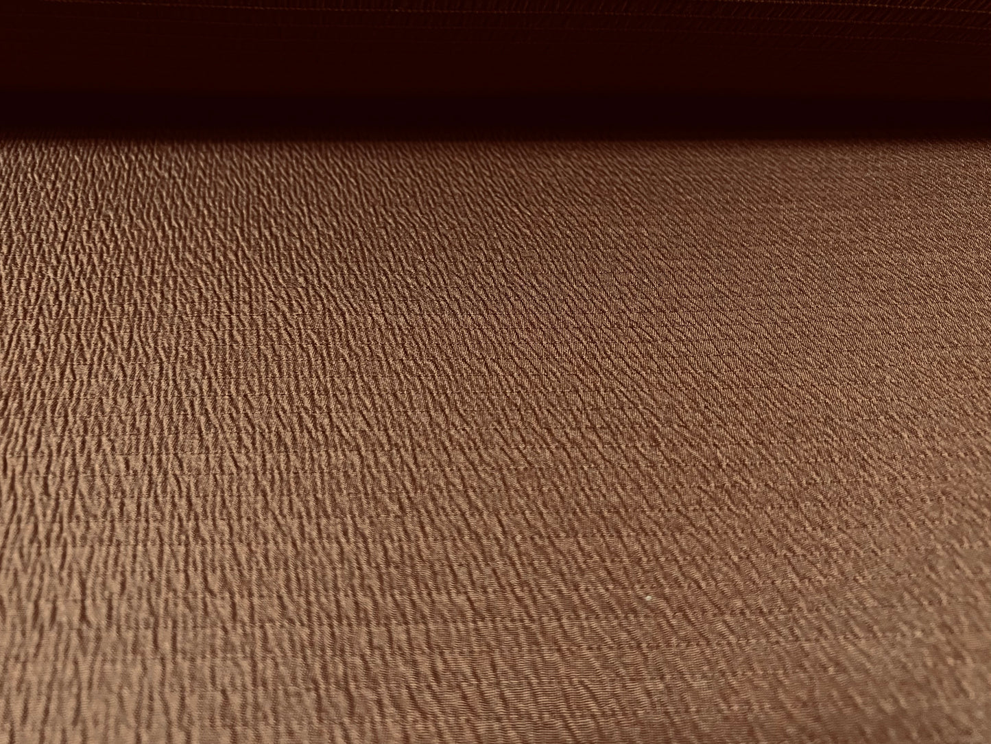 Sheared bodycon stretch spandex jersey fabric, per metre - plain - chocolate brown