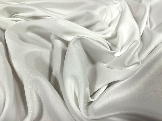 Single Jersey fashion fabric, per metre - plain - white