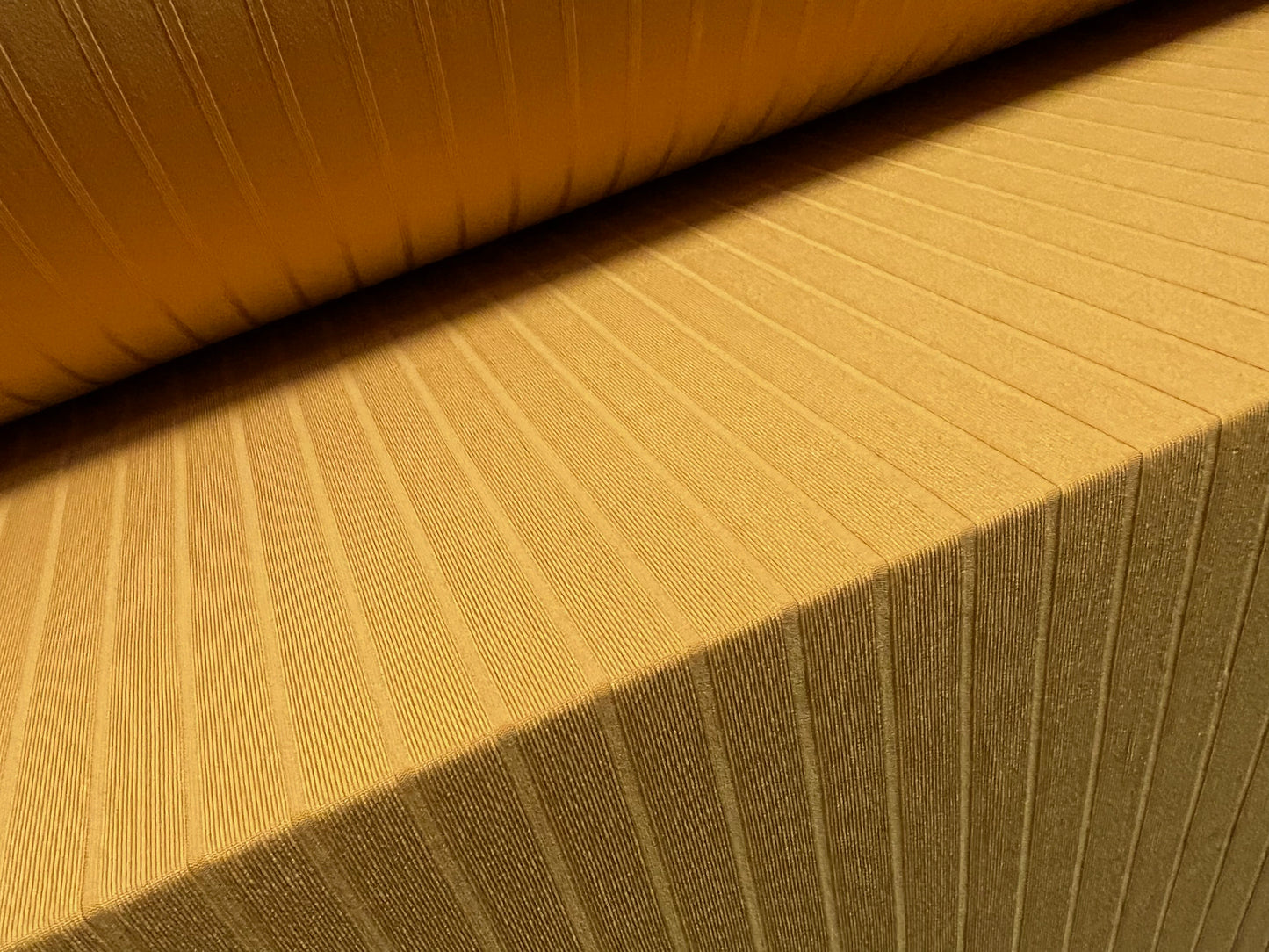 Soft Spandex stretch rib jersey fabric, per metre - plain - mustard