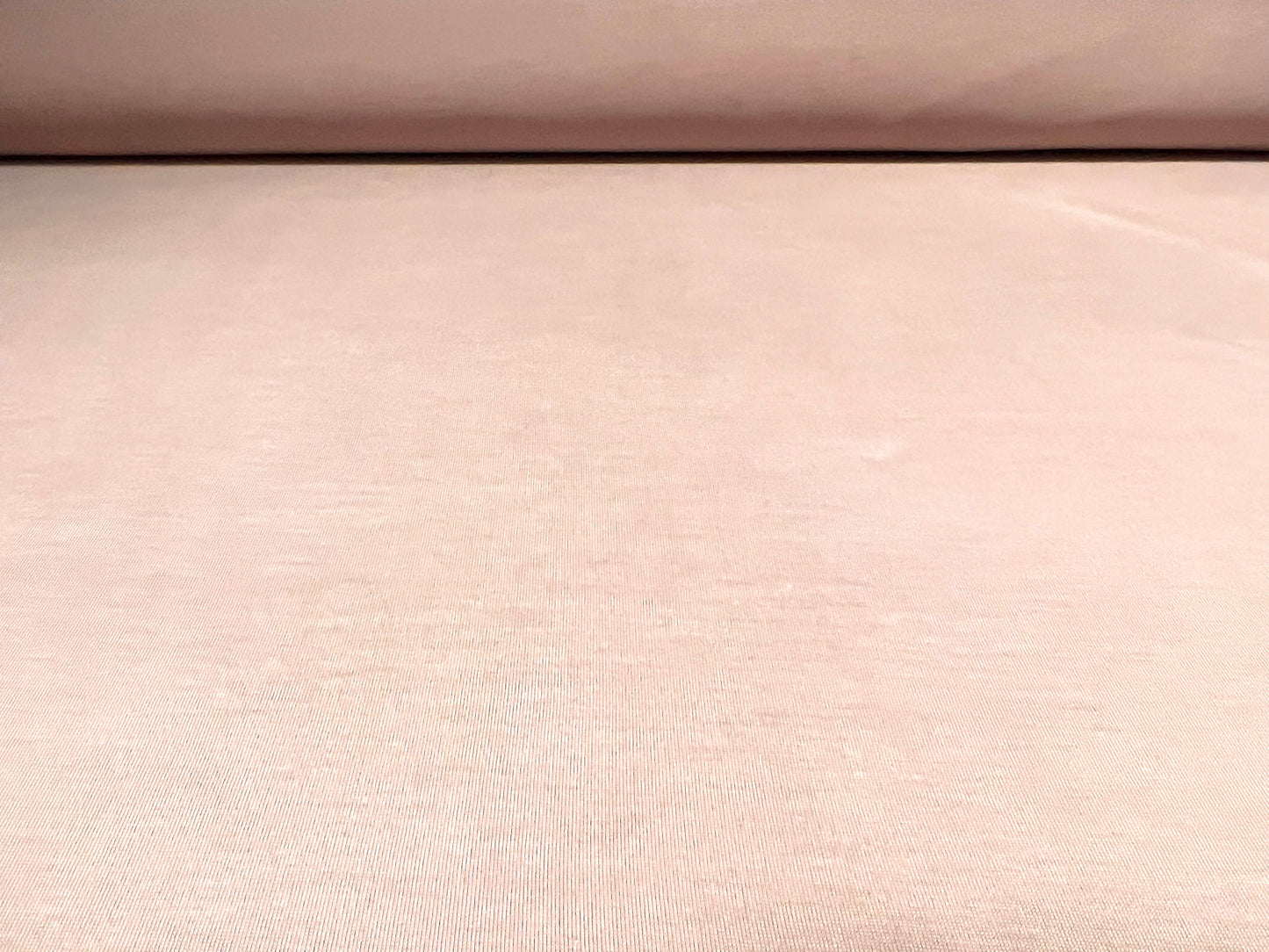 Powder touch single jersey dress fabric with comfort stretch, per metre - plain - pale rose