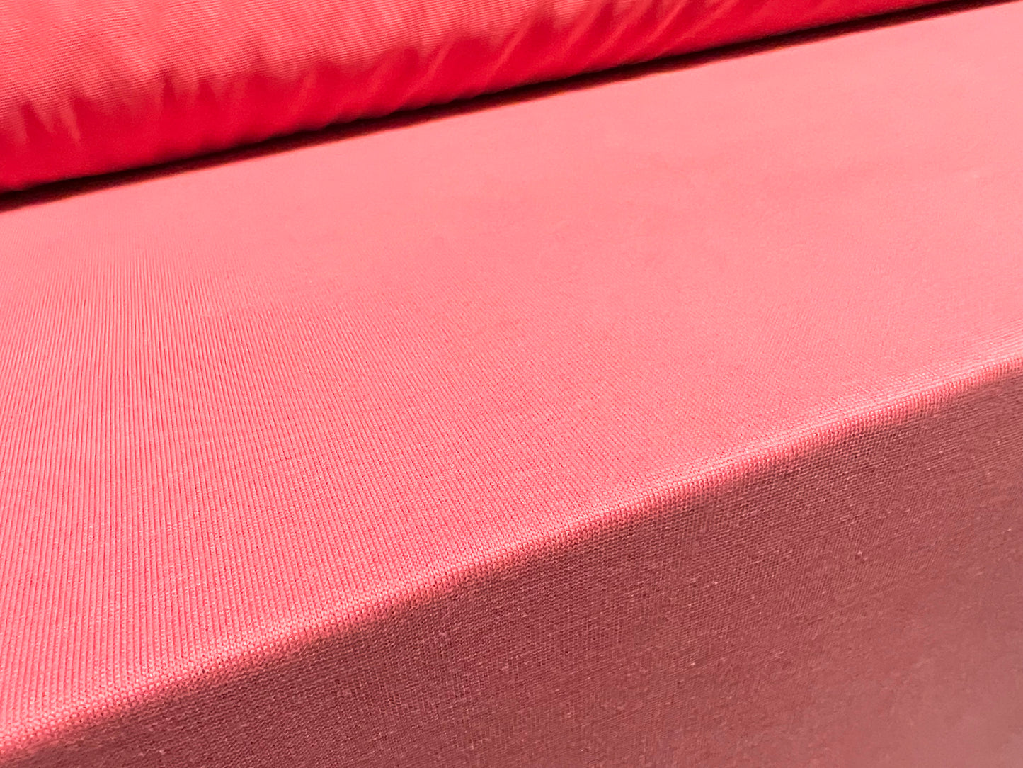 Powder touch single jersey dress fabric with comfort stretch, per metre - plain - coral